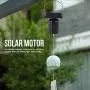 Motor Solar, Solar Powered EcoFriendly Motor Wind Ornament Rotating Motor for Wind Spinner Patio Garden Lawn Entryway