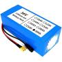 Jieoto 36V E-Bike Battery Pack 30Ah Rechargeable Battery 30000mAh 10S 6P Electric Bike Lithium Battery with 2A Charger and BMS Fit for 200W 250W 350W 500W 750W 900W 1000W Motor