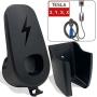 KENPENRI Charging Cable Holder Organizer for Tesla - Model 3 Model Y Model X Model S Wall Mount Connector Holder with Chassis Bracket for Tesla Gen 1 & 2 Standard Mobile Charger