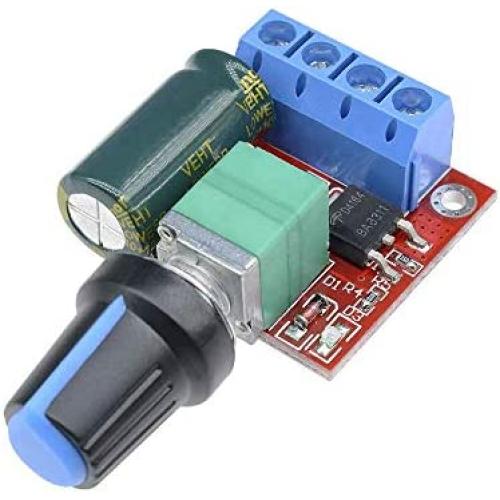 Stayhome 1pcs Mini 5A 90W PWM 12V DC Motor Speed Controller Module DC-DC 5V-35V Adjustable Speed Regulator Control Governor Switch 24V