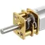 uxcell Micro Speed Reduction Motor DC 6V 50RPM with Full Metal Gearbox 0.18A Electric Gear Box Motor with 2 Terminals for DIY RC