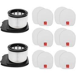 RONGJU IZ362H Filter 2 PACK Filters and 6 PACK Foam & 6 PACK Flet Filter Kit Compatible with Shark Upright Vacuum IZ162H, IZ362H, IZ363HT, IZ440H, IZ462H, IZ483H, Compare to Part XHF161H
