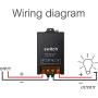 dstfuy Remote Control Switch 12V,DC 12V/24V/48V/72V/40A Relay, Wireless RF Switch with 984FT Long Range,Remote Switch for Anti-Theft Alarms,Roller Lind Door,Gate Barriers(New)