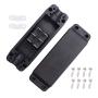 weideer Inline Cord Switch 16A 250V/125V Motor Polarity Reverse ON/Off/ON 3 Position 6 Terminal Black Rocker Toggle for Motor Control Switch K-H-012-KCD2-203-JT