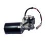 AZSSMUK DC Permanent Magnet Carbon Brush Garage Door Gear Motor Reversible Power 30W (12V, Left Double-Flat Shaft, 50RPM)