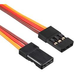 uxcell 10Pcs 23CM 3-Pin Male to Male Lead Servo Extension Cable Cord Connectors, 22AWG 60-Cores Wire for RC Futaba JR Servo