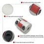 2PCS 6mm to 6mm Aluminium Plum Flexible Shaft Coupling 25mm Length 20mm Diameter Connector Flexible Coupler for 3D Printer CNC Machine and Servo Stepped Motor