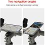 Bike Phone Mount for Mountain Bicycle, Universal Aluminum Road Bike Stem Cap Cell Phone Holder, Connect Quickly Riding Clip Stand, MTB Handlebar Clamp Quick Release for iPhone Samsung Google-【2nd Gen】