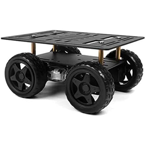 LewanSoul 4WD Robot Kit with Aluminum Alloy Frame, TT Motor and 60mm Mecanum Wheels, Smart Robot Car,DIY Kit (Unassembled)