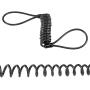 Motoforti Universal Mountain Bike Motorcycle Disc Brake Lock Anti-Theft Wheel Lock Black with Black Rope Set