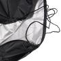 Outboard Boat Motor Cover Skyour Waterproof Boat Engine Cover Dust Rian UV Motor Protector Covers for UP-5HP/ 8-10HP/ 15-20HP/ 25-30HP/ 40-50HP/ 60-90HP/ 100-150HP (44x47x37 in for UP-5HP, Black)