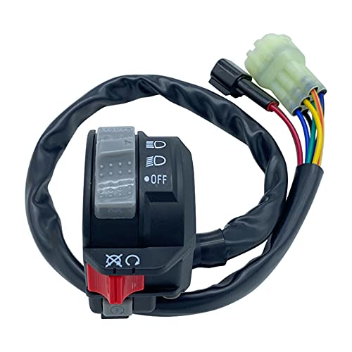XIAOWEI Left Handlebar Switch Engine Start Run Off Headlight for 2004 2005 Yamaha YFZ450 5TG-83973-09-00