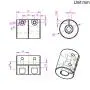 Zeberoxyz 2PCS Shaft Coupling 5mm to 8mm Aluminum Alloy Joint 25mm Length 20mm Diameter Stepper Motor Connector Rigid Coupler for 3D Printer CNC Machine DIY Model (5x8mm）