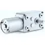 Greartisan DC 12V 3RPM Turbo Worm Geared Motor High Torque Turbine Worm Gear Box Reduction Motor 6mm Shaft JSX843-370