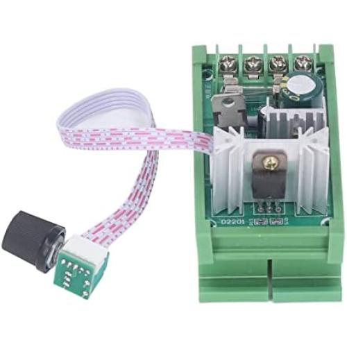 Omabeta Motor Controller Drive Module, Compact Size PWM Regulation Motor Speed Governor Knob Adjustment Good Stability for Industrial Equipments