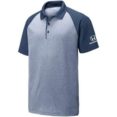 Speedgear Honda Navy Heathered Two-Tone Polo Shirt