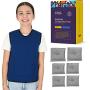 Special Supplies Weighted Sensory Compression Vest for Kids with Processing Disorders, ADHD, and Autism, Calming and Supportive with Adjustable Weight Fit (Medium 20x36 inches)