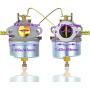632615 Carburetor+spark plug for Tecumseh 632615 632208 632589 Carb H30 H35 H50 3.5HP Motor with fuel shut off valve