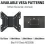 Mounting Dream UL Listed Lockable RV TV Mount for Most 17-43 inch TV, RV Mount for Camper Trailer Motor Home Boat Truck, Full Motion Unique One Step Lock RV TV Wall Mount, VESA 200mm, 44 lbs, MD2210