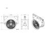 Moteur Circulateur à Portique, HV-18-120V, TEAO 1/2-HP 1-Vitesse 1-Phase, Haute Vitesse, Énuméré C/US par ETL Moteur Circulateur à Portique, HV-18-120V, TEAO 1/2-HP 1-Vitesse 1-Phase, Haute Vitesse, Énuméré C/US par ETL