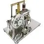 Teerwere Stirling Engine Motor Stirling Engine Kit DIY Assembly Stirling Engine Generator Model Toy (Color : Silver, Size : One Size)