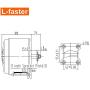 L-faster 24V36V 350W Electric Brushed DC Motor with Controller Electric Small Scooter High Speed Engine and Yiyun Controller