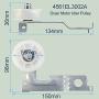 Dryer Repair Kit Compatible with LG Kenmore Dryer Include 4581EL2002C Dryer Drum Roller Assembly 4400EL2001A Dryer Belt 4561EL3002A Dryer Motor Idler Pulley&Spring, Replace 4581EL3001A 4581EL3001C