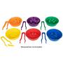 Ensemble de tri de bols et pinces - 12 pièces - 18m+ - 6 couleurs - Jouet d'apprentissage pour bébés - Développement des compétences en mathématiques et motricité fine. Ensemble de tri de bols et pinces - 12 pièces - 18m+ - 6 couleurs - Jouet d'apprentissage pour bébés - Développement des compétences en mathématiques et motricité fine.