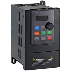 ATO 1 hp 0.75kW VFD, 4.7A 220V Single Phase to 3 Phase VFD Variable Frequency Drive for AC Motor Speed Controls