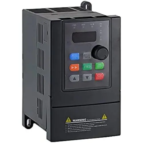 ATO 1 hp 0.75kW VFD, 4.7A 220V Single Phase to 3 Phase VFD Variable Frequency Drive for AC Motor Speed Controls ATO 1 hp 0.75kW VFD, 4.7A 220V Single Phase to 3 Phase VFD Variable Frequency Drive for AC Motor Speed Controls