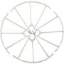 Upgraded Spare Parts for Syma X5H X5HC X5HW RC Quadcopter Toy Motors Main Blade Propellers Propeller Protectors Blades Frame Landing Skid Included Mounting Screws Set (White)