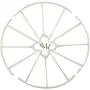 Upgraded Spare Parts for Syma X5H X5HC X5HW RC Quadcopter Toy Motors Main Blade Propellers Propeller Protectors Blades Frame Landing Skid Included Mounting Screws Set (White)