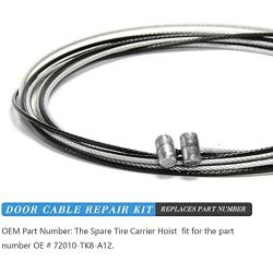 Sliding Door Cable Repair Kit Compatible with Honda Odyssey 20112012 2013 2014 2015 2016 2017 Replaces 72010-TK8-A12