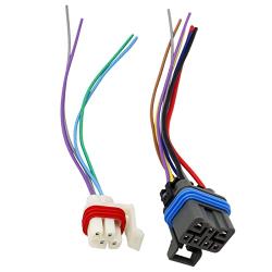 ‎SecosAutoparts 4L60E 4L80E 65E Neutral Safety Switch Pigtails Switch Connectors 7 & 4 Wire Compatible with GM 1995 to 2004 4-Speed Automatic Transmission