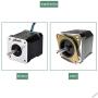 Houkr NEMA 17 Stepper Steel Motor Damper and Rubber Vibration Damper with M3 Screw for Creality CR-10, 10S 3D Printer, CNC Router (3 Pack)