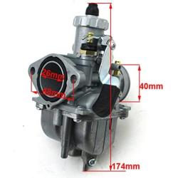 TC-Motor 26mm Mikuni VM22 Carburetor Carb + 38mm Air Filter Cleaner + Manifold Intake Pipe + Gasket For 110cc 125cc 140cc Engine Pit Dirt Motor Bike