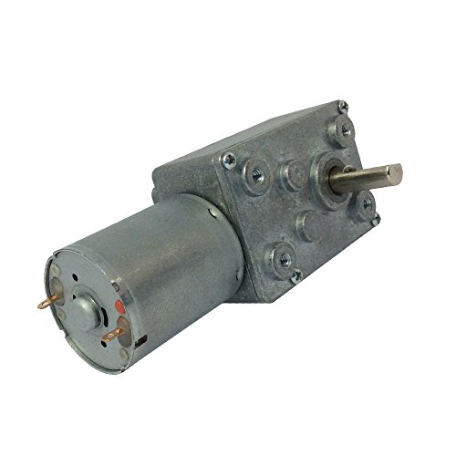 BEMONOC DC 12V 0.6RPM 6mm Shaft Low Speed High Torque Turbine Worm Gear Motor