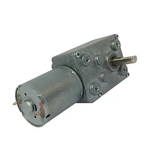 BEMONOC DC 12V 0.6RPM 6mm Shaft Low Speed High Torque Turbine Worm Gear Motor
