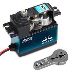 DC Motors DC35wDS High Torque RC Servo Motor w Full Metal Gears 486lbs 35Kg Control Angle 180 Waterproof Rustproof Aluminum Coreless Steering Servo