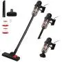EFSHREE Corded Stick Vacuum Cleaner, Handheld Vacuums 17KPA Powerful Suction 600W Motor Vacumecleaner, Lightweight Vacuum Cleaners Pet Hair Floor & Carpet (Black)