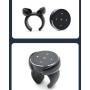 Wireless Bluetooth Media Button Remote Selfie Control Start Siri Car Motorcycle Steering Wheel Music for iPhone Android iOS