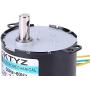 50KTYZ AC 220V 10W 0.5A Small Electric Low Speed Permanent Magnet Synchronous Motor CW/CCW 2.5/20RPM High Torque Metal Geared for Rotisserie Turntable (2.5 RMP)