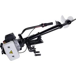 Lolicute Outboard Motor, 4 Stroke 3.6 HP Boat Motor 55CC Boat Engine with Air Cooling System (Ship from USA)