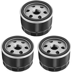AWSZH 49065-7007 49065-0721 Oil Filter Fit for 49065-7002 490652057 for Kawasaki FR541V FX600V FR691V FR651V FS730 FS451V FS691V FS651V FR730V FS481V 19HP 22HP Engine AM125424 GY20577 Lawn Mower(3PCS)