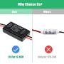 4PCS Upgraded Brake Light Flasher Controller, 12V-85V Flash Strobe Controller Flasher Module for Most Brake Lights Including LED Clusters Cars Motorcycles Electric Bicycles and Other LED Lights
