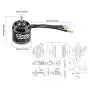 FLASH HOBBY D4250EVO 3520 Outrunner Brushless Motor 600KV RC Electric Motor for RC Plane UAV Aircraft Fixed-Wing Coffee Machine & Robotic Arm