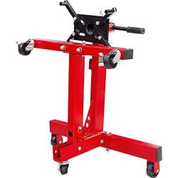 BIG RED AT37912 Torin Steel Rotating Engine Stand with 360 Degree Rotating Head and Folding Frame: 3/4 Ton (1,500 lb) Capacity, Red