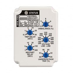 Macromatic PMPU 3 Phase Monitor Relay, Spdt, 500Vac, 8 Pin
