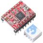 5pcs A4988 Stepper Motor Driver pololu StepStick Module Board Red with Aluminum Heat Sink Compatible with ramps 1.4 3D Printer Reprap, CNC Machine or Robotics