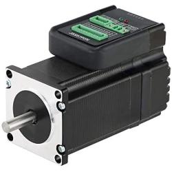 JSS57P2N Nema23 2N.m Closed Loop Stepper Motor Integrated Digital Hybrid Servo Drive System 24-36VDC RS232 with 1000 encoder line for Robots,Cutting,Marking,CNC Router Engraving Machine